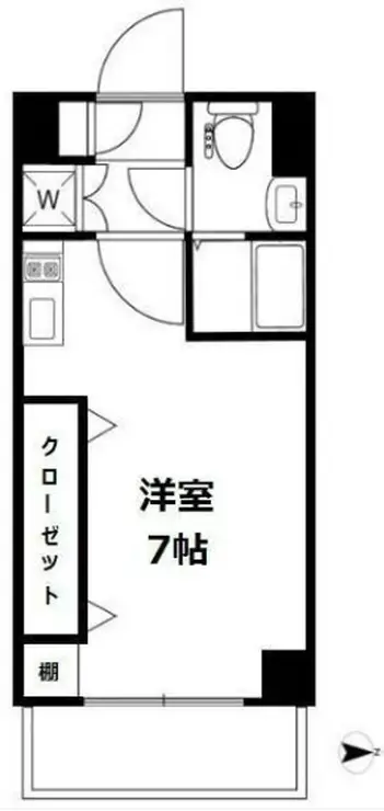 スカイコート両国壱番館 5階階 間取り