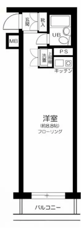 シーアイマンション浅草橋 6階階 間取り