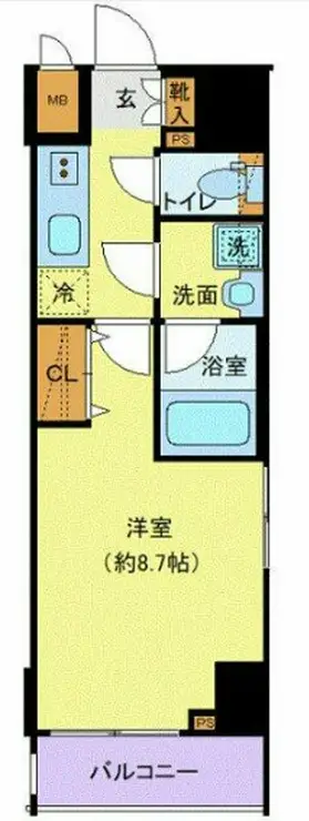 プレール・ドゥーク文京湯島 12階階 間取り