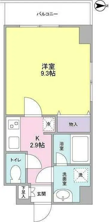 ヒルサイド御茶ノ水 8階階 間取り