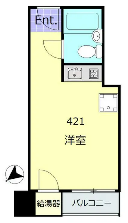 シャルマン文京千駄木 4階階 間取り