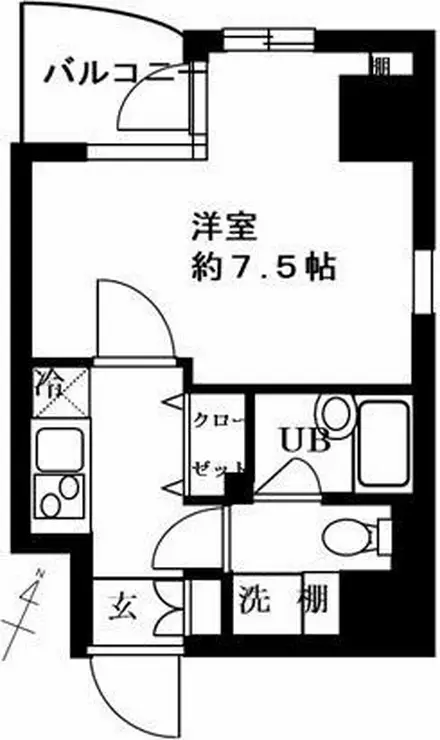 リガーレ本所吾妻橋 5階階 間取り