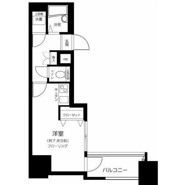 VIDA文京本郷 2階階 間取り