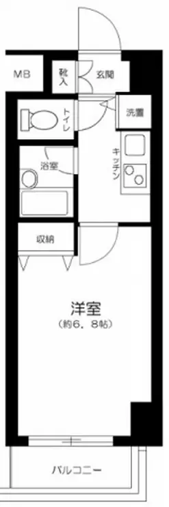 プレール・ドゥーク文京白山 3階階 間取り