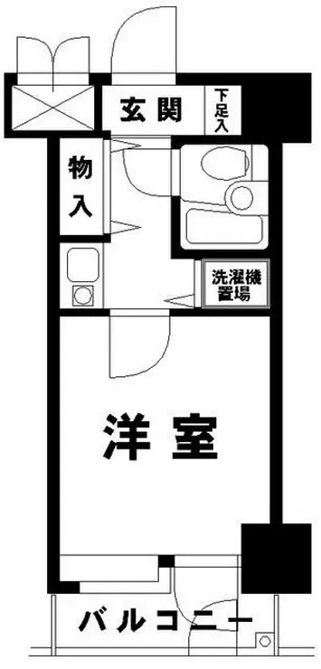 浅草スカイレジテル 9階階 間取り