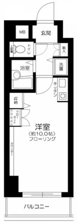 ハイシティ本郷菊坂 3階階 間取り