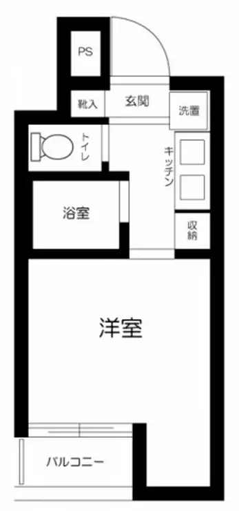 スカイコート文京小石川第二 4階階 間取り