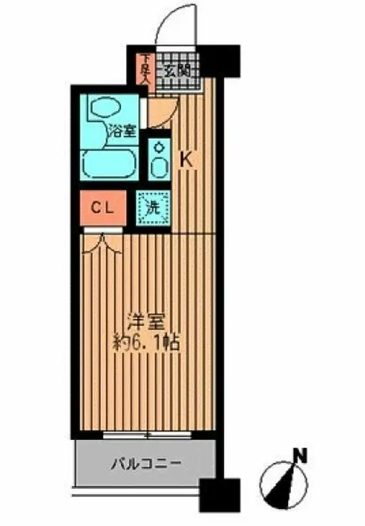 プライムアーバン勝どき 3階階 間取り