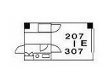 グランハイツ1(ワンルーム/4階)の間取り写真