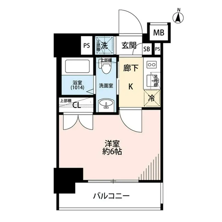 プレール・ドゥーク両国 5階階 間取り