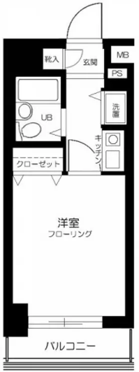 アドリーム千駄木 5階階 間取り