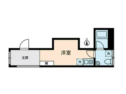 KOSTIC MINOWA(ワンルーム/3階)の間取り写真