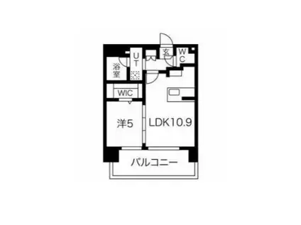 エルフォルテ東京イースト(1LDK/3階)の間取り写真