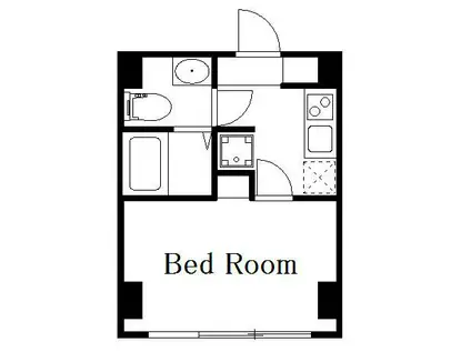 DECOR RESIDENCE田原町(1K/3階)の間取り写真