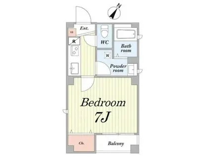 NOEL本郷(1K/5階)の間取り写真