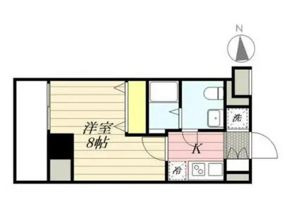 HF曳舟レジデンス(1K/3階)の間取り写真