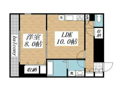 メゾン・ド・ヴィレ浅草橋(1LDK/7階)の間取り写真