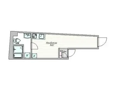 ザ・クラスアーバンス水道橋本郷(ワンルーム/5階)の間取り写真