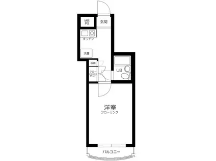 ダイアパレス錦糸町第3(1K/8階)の間取り写真