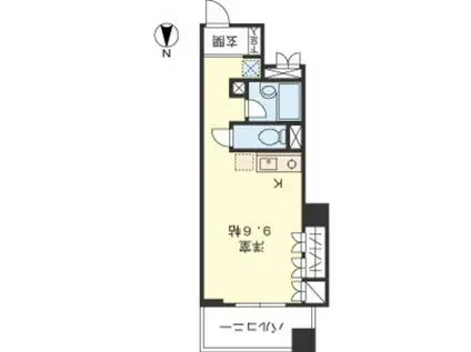 アルテール新御徒町(ワンルーム/9階)の間取り写真