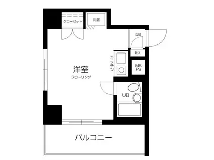 スターハイツ寿(ワンルーム/7階)の間取り写真