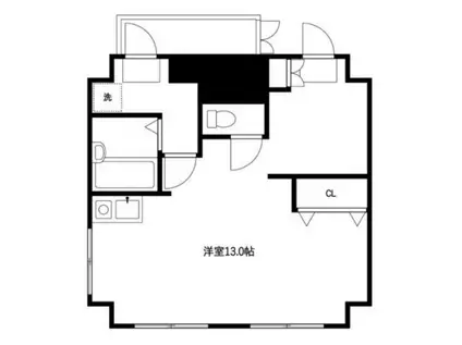 エムエスティ向島(ワンルーム/3階)の間取り写真