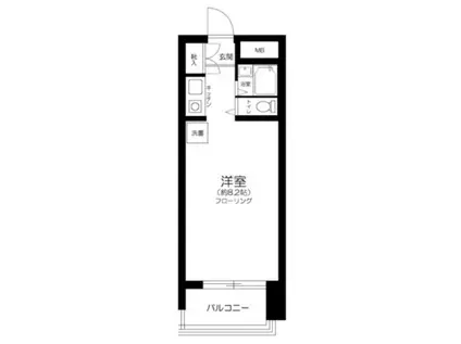 藤和ハイタウン上野(1K/2階)の間取り写真