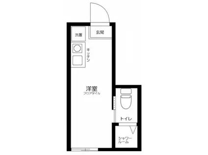 LALA柴又(ワンルーム/1階)の間取り写真