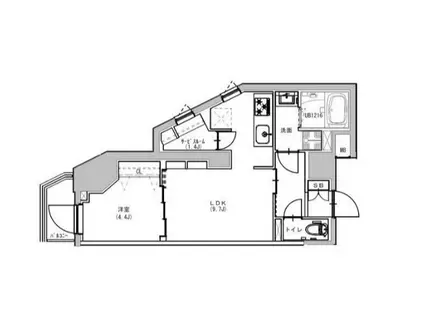 S-RESIDENCE浅草FIORE(1SLDK/3階)の間取り写真