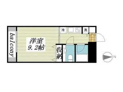 メゾン・ド・ヴィレ駒形(1K/5階)の間取り写真