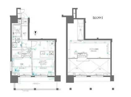 ZOOM錦糸町(1LDK/12階)の間取り写真