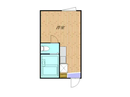 MAHALO TERRACE 雷門(1K/2階)の間取り写真