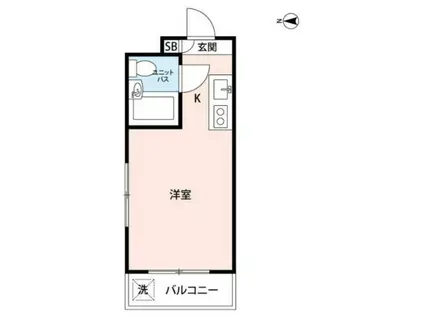 マイナビSTAYパレス文京大塚(ワンルーム/4階)の間取り写真