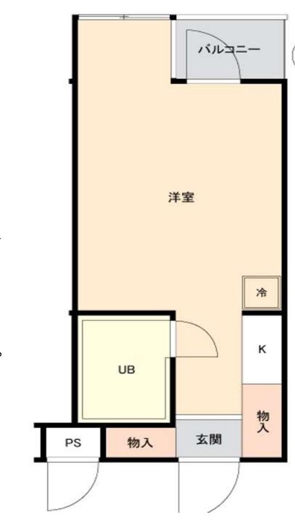 TOP曳舟第一(ワンルーム/3階)の間取り写真