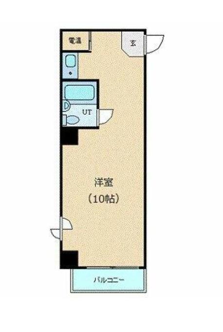 ヴェラハイツ日本橋蛎殻町(ワンルーム/5階)の間取り写真