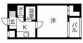 スカイコート文京湯島(1K/4階)の間取り写真