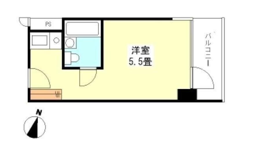 アネックス茗荷谷(ワンルーム/9階)の間取り写真
