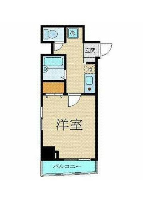 プレール日本橋壱番館(ワンルーム/4階)の間取り写真