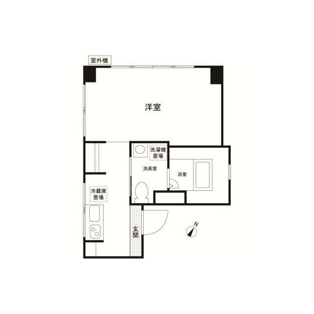 千石柳澤マンション(ワンルーム/2階)の間取り写真