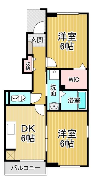 めぞん一刻(2DK/1階)の間取り写真