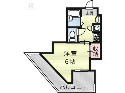 コアロード2000(1K/7階)の間取り写真