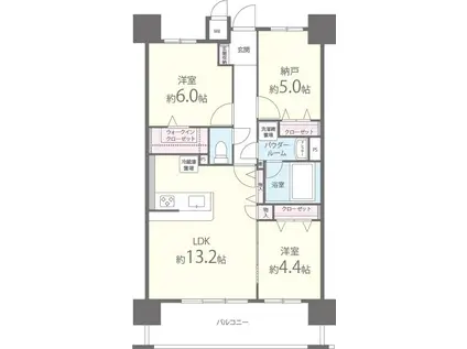 クリスタ京都(3LDK/8階)の間取り写真