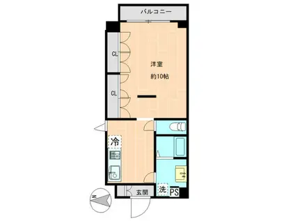 モコビル(1K/7階)の間取り写真