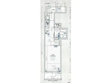 京阪電気鉄道京阪線 三条駅(京都) 徒歩4分 5階建 築11年(1K/2階)の間取り写真