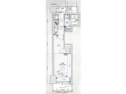 京阪電気鉄道京阪線 三条駅(京都) 徒歩4分 5階建 築11年(1K/1階)の間取り写真