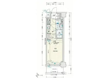 アドバンス京都エーデル(1K/3階)の間取り写真
