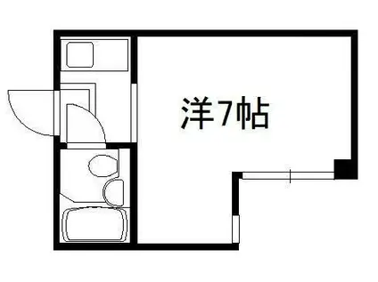 プティメゾン西陣(ワンルーム/2階)の間取り写真
