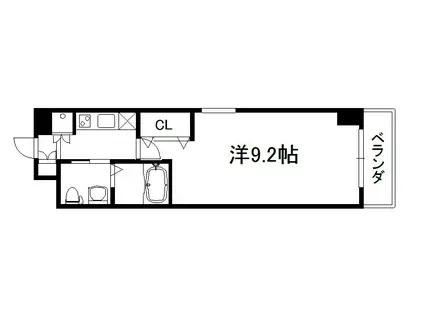 YSFLATS西陣(1K/7階)の間取り写真