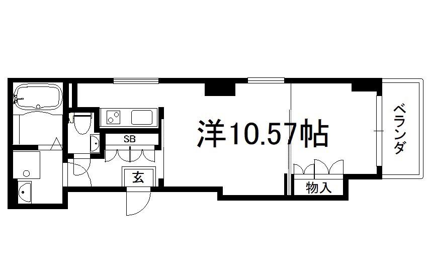 MILLE LIBRORUM(ワンルーム/7階)の間取り写真