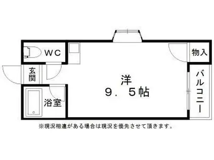 RIZEONE富田林レジデンス2(ワンルーム/3階)の間取り写真